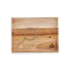 Hardwood Carving Board with Spiked Ring