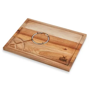 Hardwood Carving Board with Spiked Ring