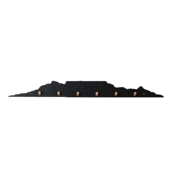 Cape Town Skyline Wall Hooks (Black)